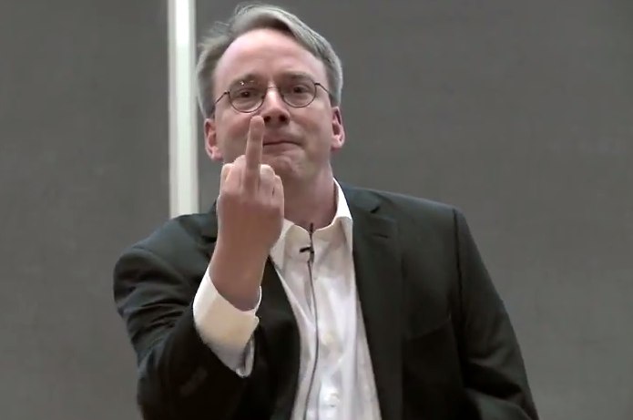 Linus Torvalds expressing his opinions about NVIDIA
